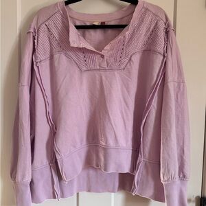 Anthropology Light Purple Sweater